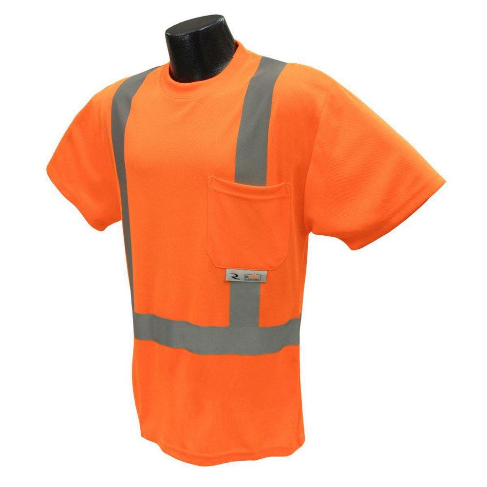 Radians Radwear™ Short Sleeve T-Shirt Class 2 Hi-Viz Orange 2XL