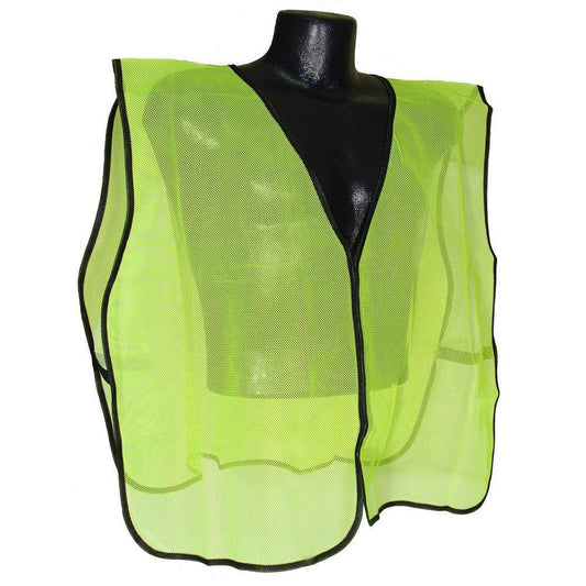 SFTY VEST GRN MESH NO TAPE