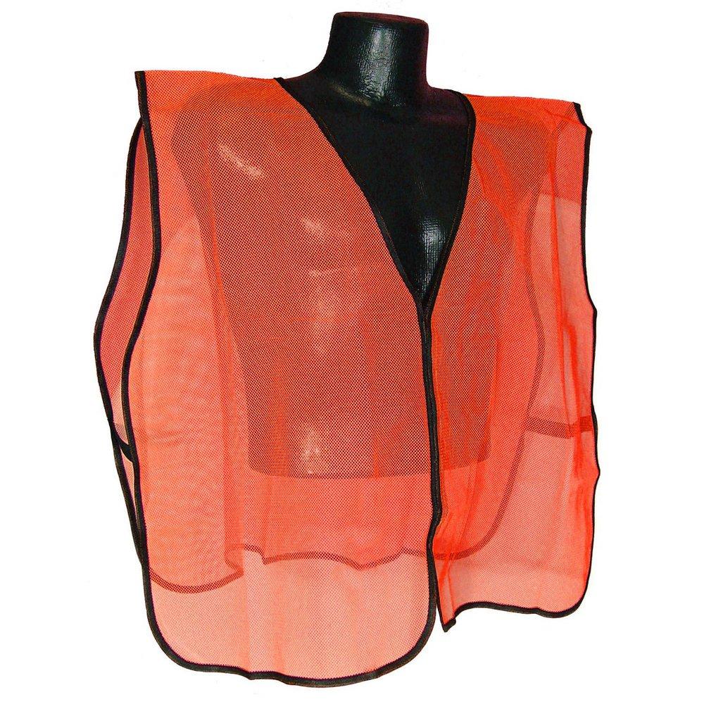 SFTY VEST ORG MESH NO TAPE