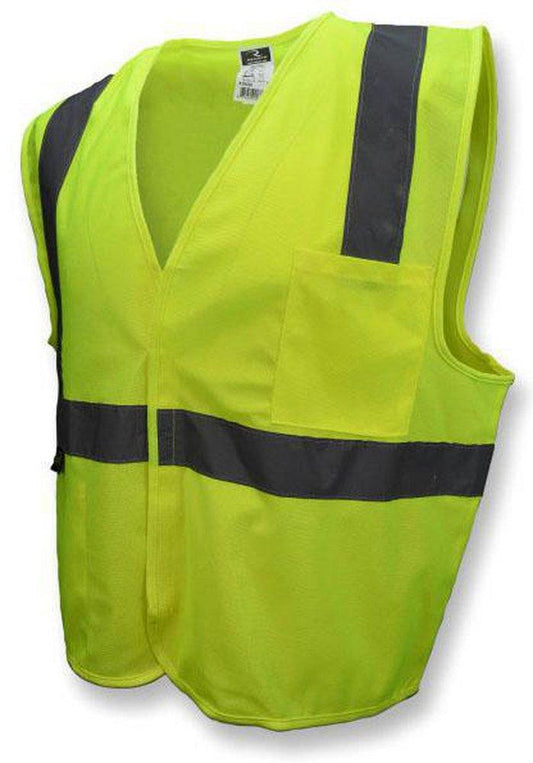 Radians Radwear® Size L Safety Vest in Hi-Viz Green