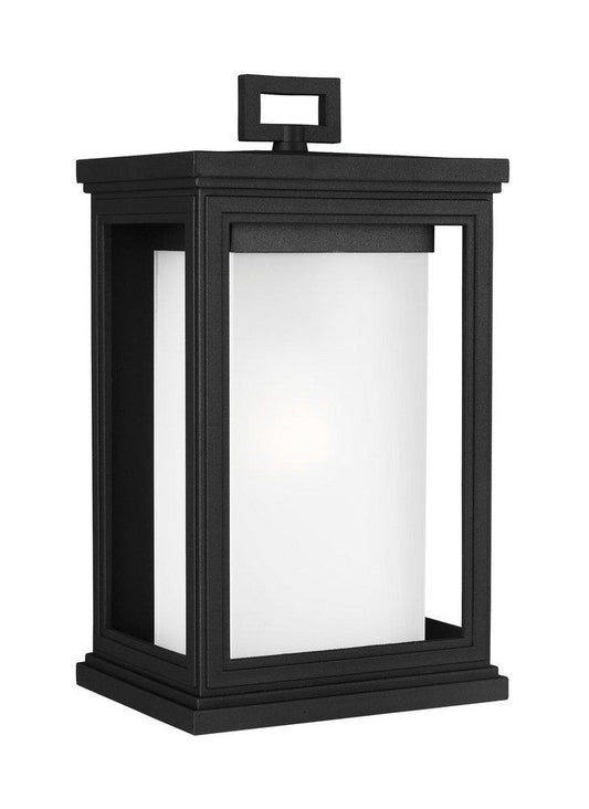 Visual Comfort & Co. Generation Lighting Roscoe 75W 1-Light Medium E-26 LED Outdoor Wall Sconce in Textured Black