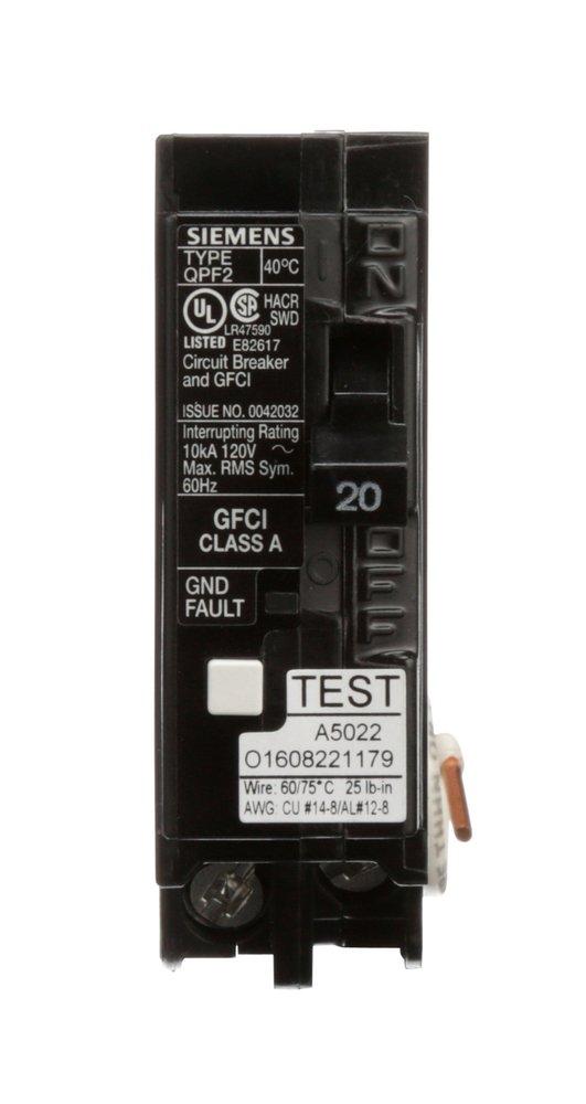 20A 1-Pole Circuit Breaker