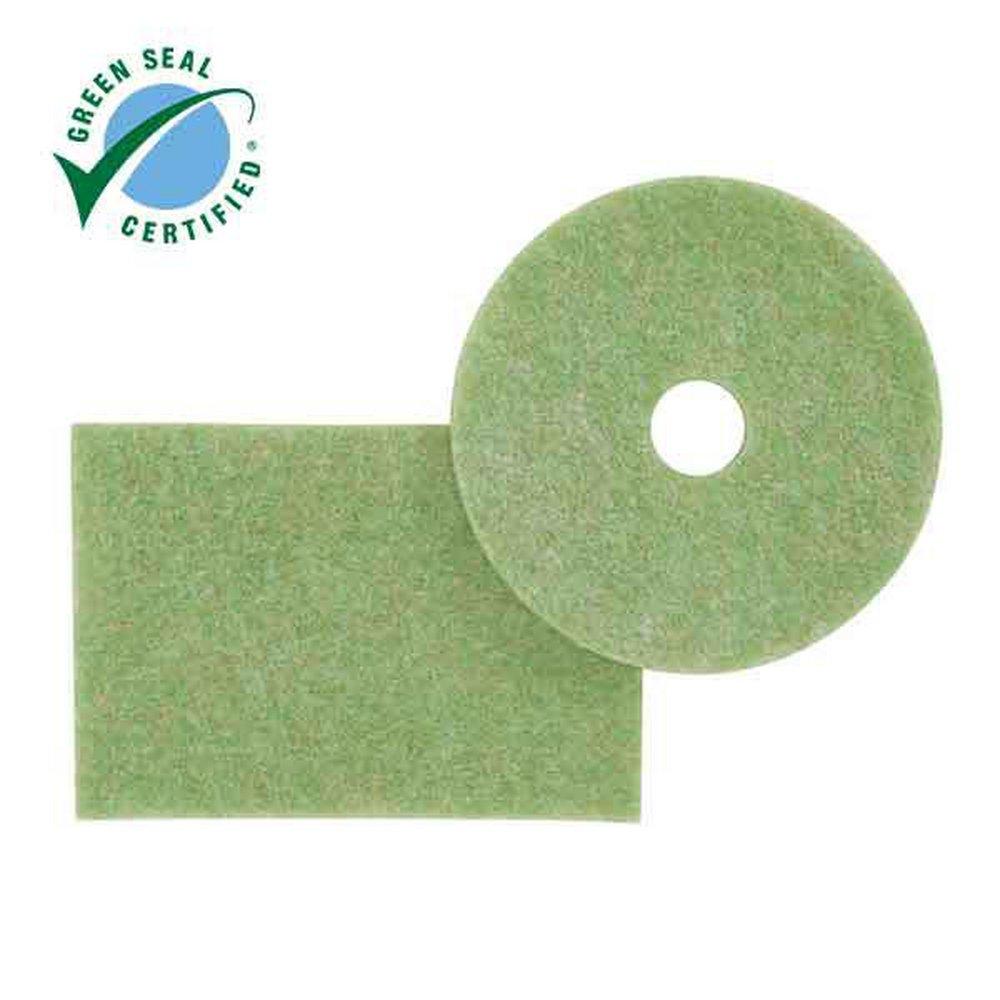19 in. Scrubbing Pad in Green (Case of 5)