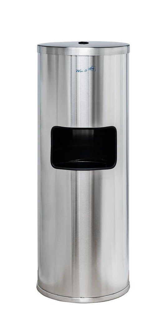 Crown Products Wipe-A-Way™ Stainless Steel Wipe Dispenser in Silver