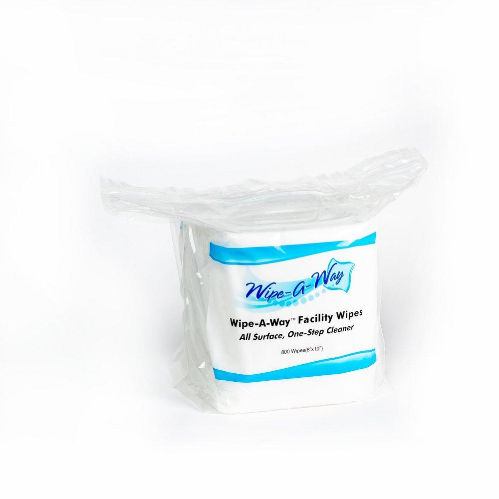 Crown Products Wipe-A-Way™ Facility Wipes in White (Case of 2)