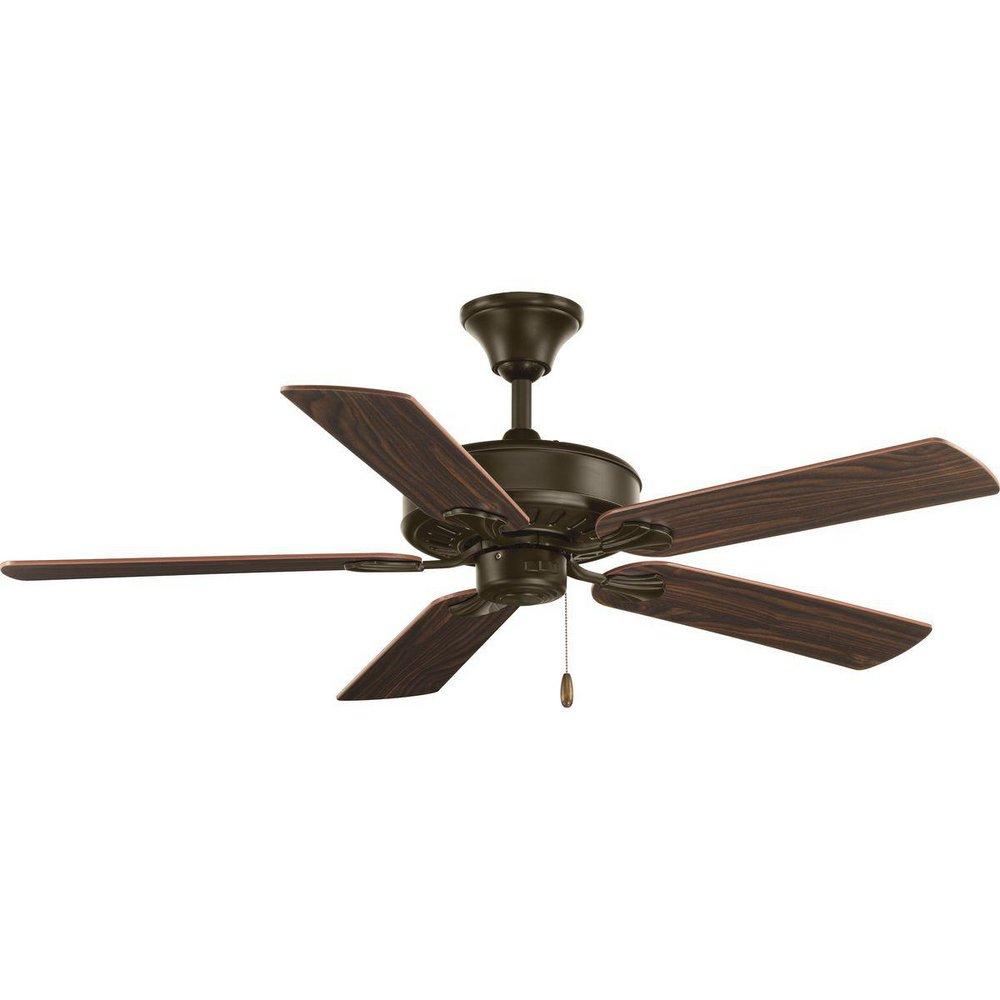 Progress Lighting AirPro 52 in. 5-Blade Indoor Performance Ceiling Fan in Antique Bronze