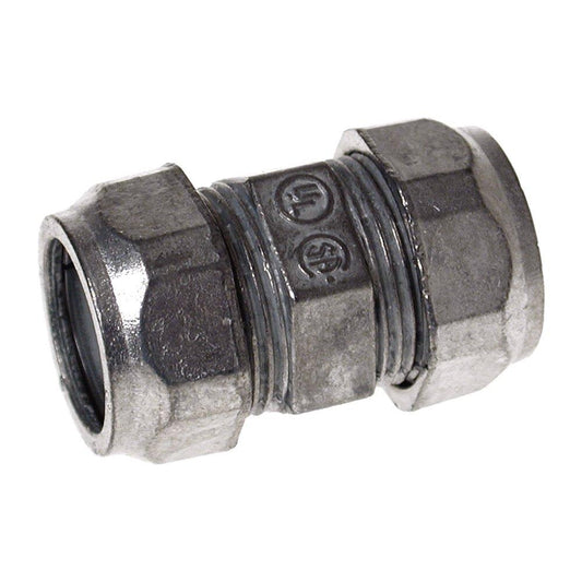1/2 x 1/2 in. Die Cast Zinc Compression Coupling