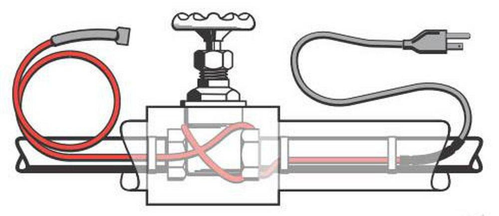 18 ft. Preassembled Self-Regulating Heating Cable