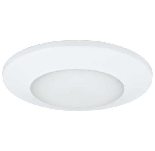 Progress Lighting LED Flush Mount 17.3W 3000K LED Flushmount Ceiling Fixture with White Polycarbonate Lens in White