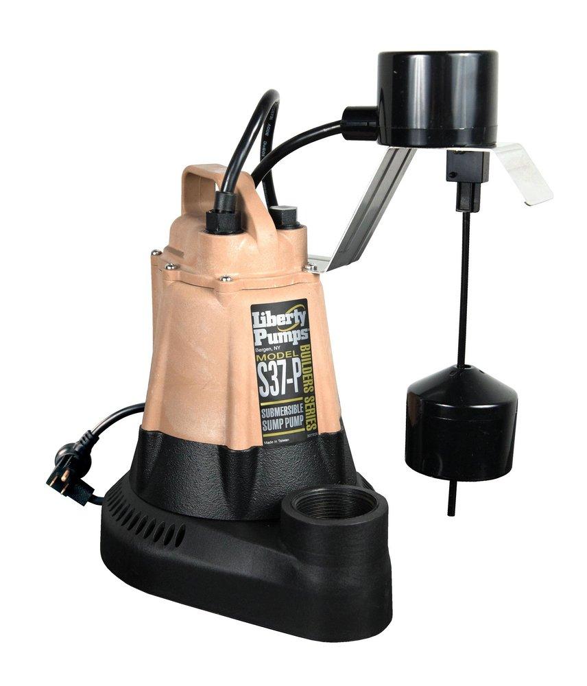 1/3 HP 115V Thermoplastic Submersible Sump Pump