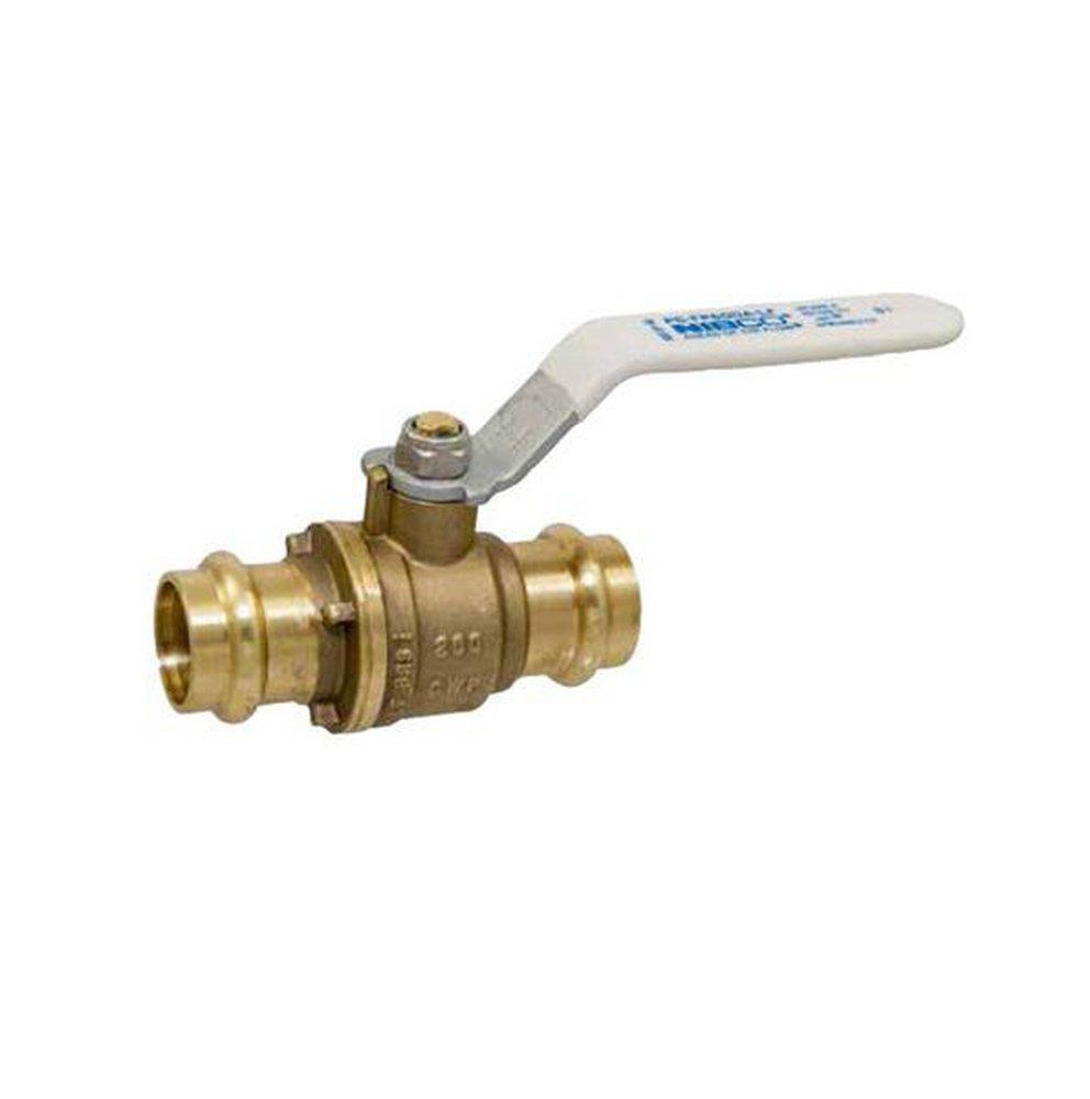 NIBCO PC-FP-600A-LF 4 in. DZR Copper Alloy Full Port Press 250# Ball Valve
