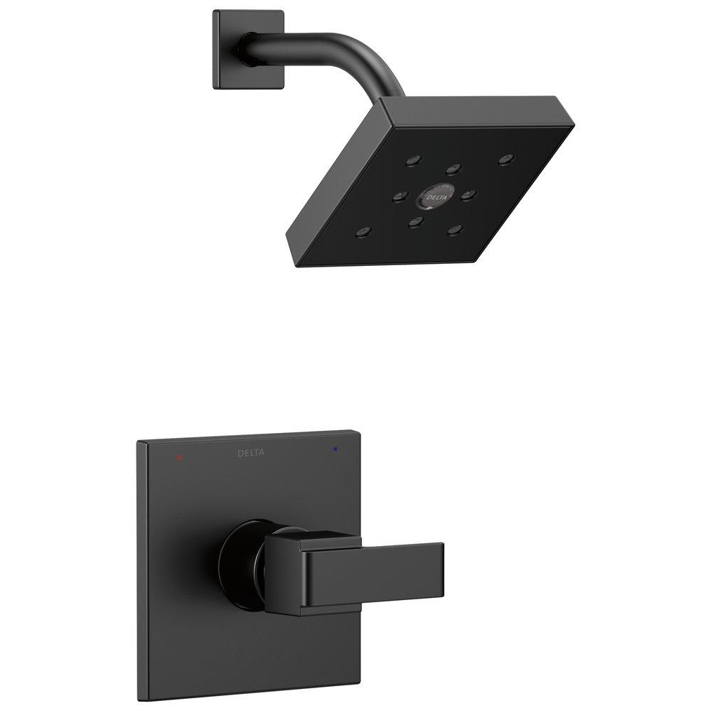 Delta Faucet Ara® One Handle Single Function Shower Faucet in Matte Black (Trim Only)
