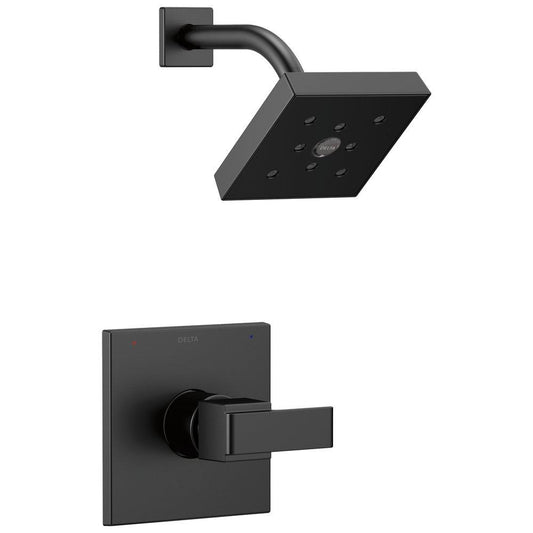 Delta Faucet Ara® One Handle Single Function Shower Faucet in Matte Black (Trim Only)