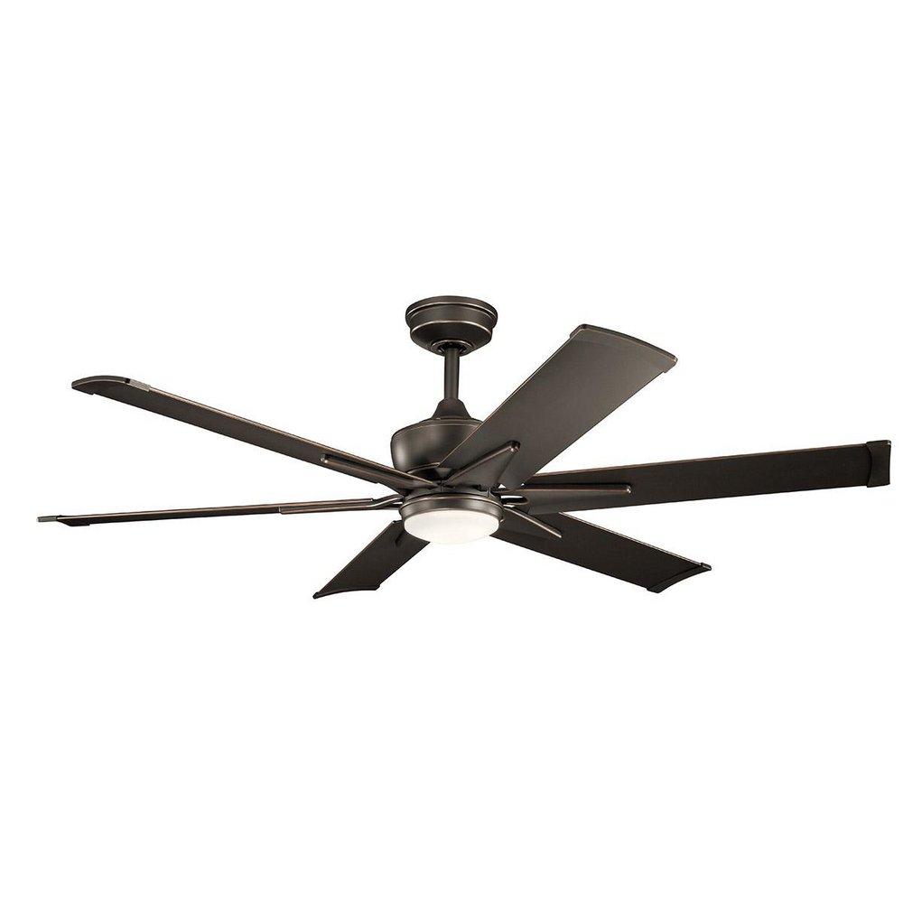 Kichler Lighting Szeplo Patio 31W 6-Blade Ceiling Fan with 60 in. Blade Span in Olde Bronze