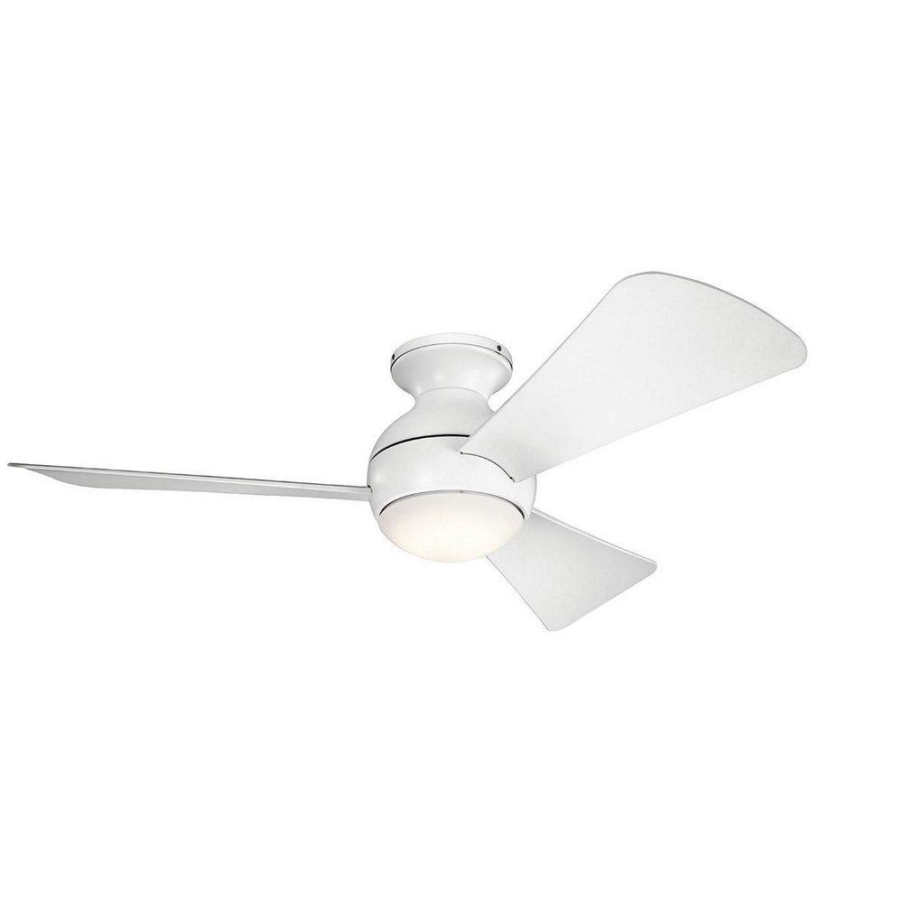 Kichler Lighting Sola 65W 3-Blade Ceiling Fan with 44 in. Blade Span in Matte White