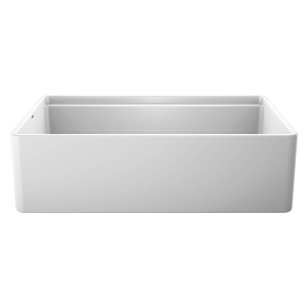 BLANCO Profina 36 in. Farmhouse Fireclay Single Bowl Kitchen Sink in White