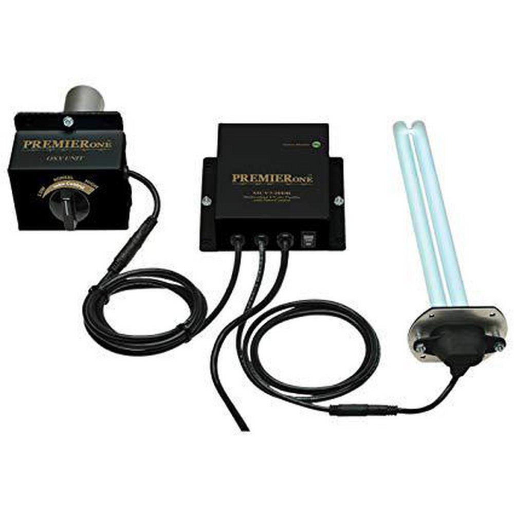 2-Year 120/240V 12 in Ultraviolet Air Cleaner with Dual Remote UVC Lamps