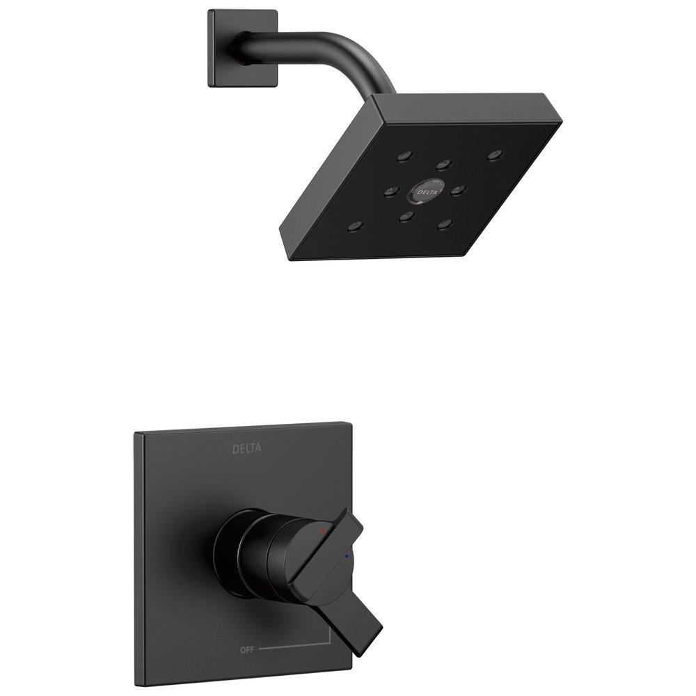 Delta Faucet Ara® One Handle Single Function Shower Faucet in Matte Black (Trim Only)