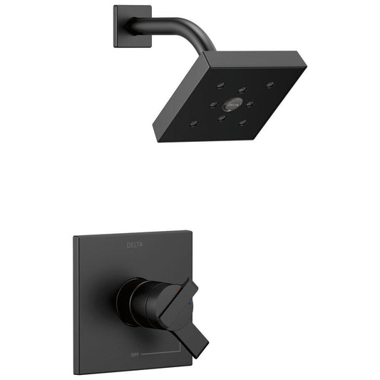 Delta Faucet Ara® One Handle Single Function Shower Faucet in Matte Black (Trim Only)
