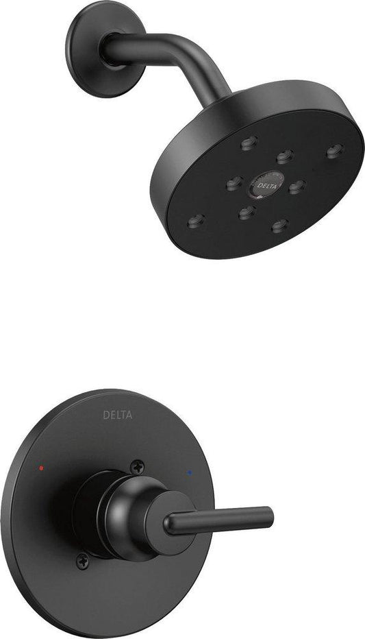 Delta Faucet Trinsic® One Handle Single Function Shower Faucet in Matte Black (Trim Only)