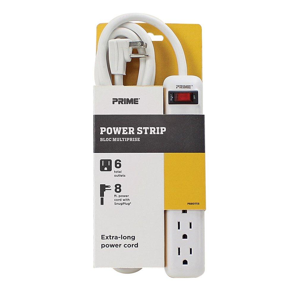 8 ft. 14/3 ga 6-Outlet Surge Protector