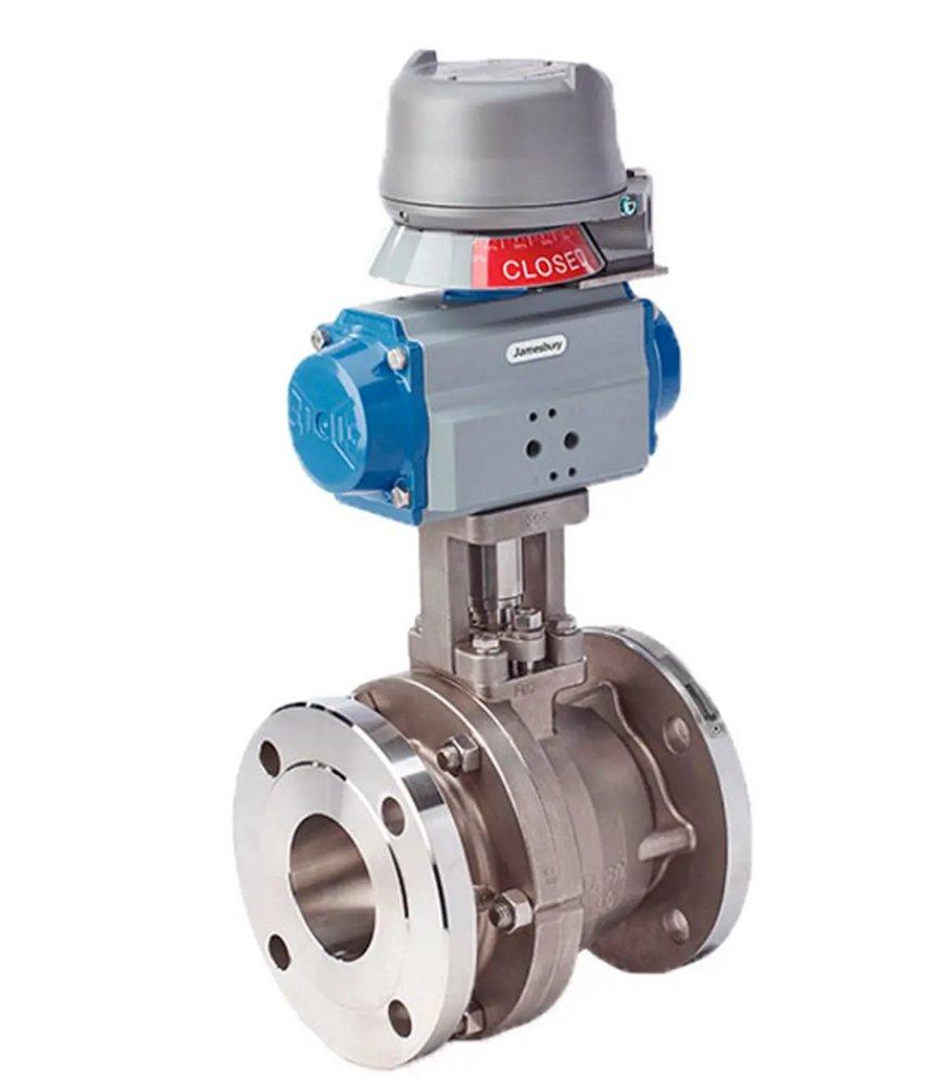 Jamesbury Series 7000 3/4 in. Stainless Steel Standard Port Flanged 150# Ball Valve w/Xtreme Seats
