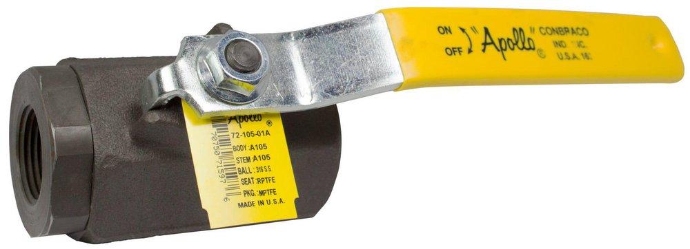 Apollo Valves 72-140-A Series 1-1/2 in. Carbon Steel Full Port FNPT 250# Ball Valve