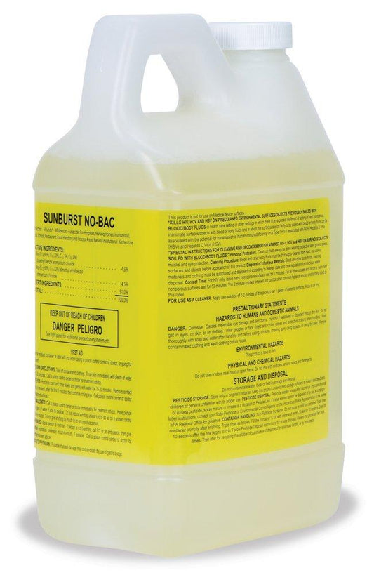 Sunburst Chemicals No-Bac 64 oz. Sanitizer (Case of 2)
