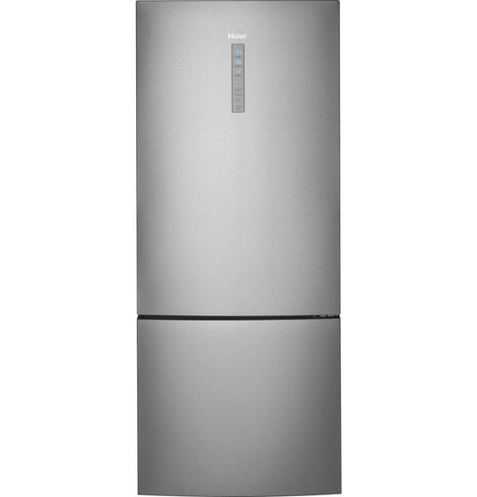 15 cu. ft. Bottom Mount Freezer and Counter Depth Refrigerator in Stainless Steel