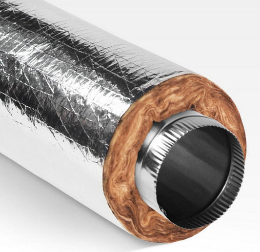 Quietflex Manufacturing Quietflex® 21-1/2 in. R6 Duct Sleeve 5 ft. Plastic