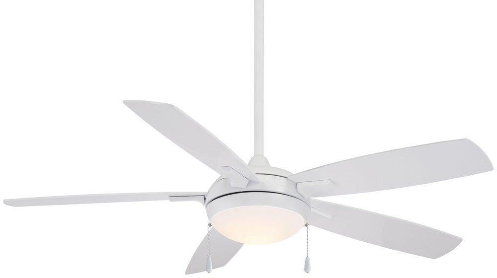 Minka Aire Lun-Aire 54 in. 5-Blade Indoor Ceiling Fan in White