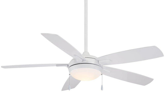Minka Aire Lun-Aire 54 in. 5-Blade Indoor Ceiling Fan in White