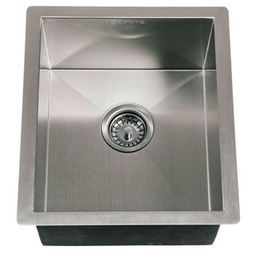 18 in. Dual Mount Stainless Steel Single Bowl Kitchen Sink