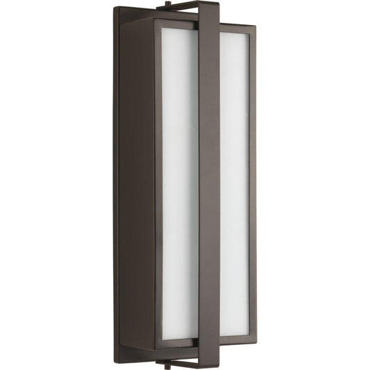 Progress Lighting Diverge Collection 60W 2-Light Medium E-26 Incandescent Outdoor Wall Sconce in Architectural Bronze