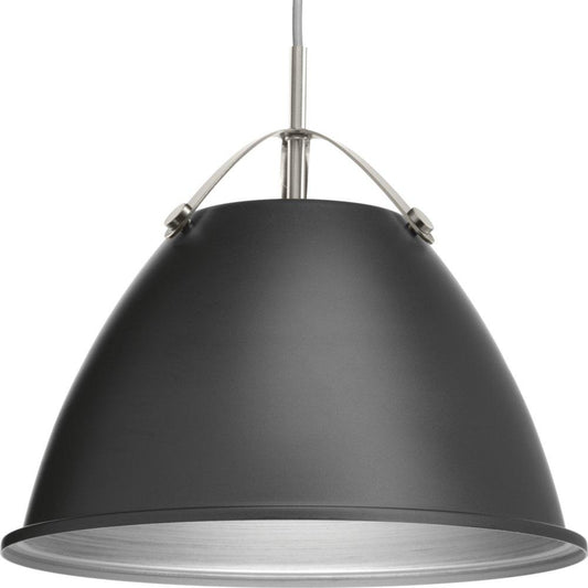 Progress Lighting Tre 15 in. 100W 1-Light Medium E-26 Incandescent Pendant in Graphite Grey