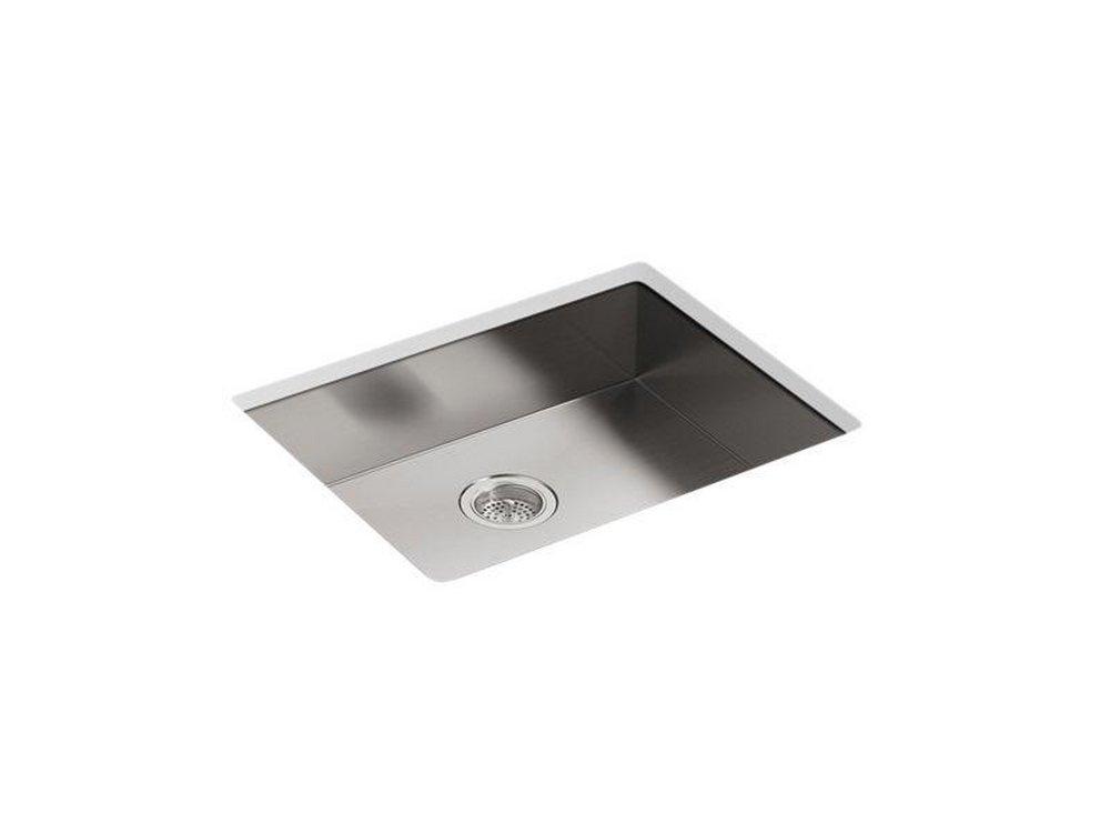 KOHLER Vault™ 25 in. Undermount Stainless Steel Single Bowl Kitchen Sink