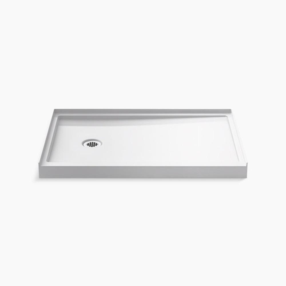 KOHLER Rely® 48 in. x 32 in. Shower Base with Left Drain in White