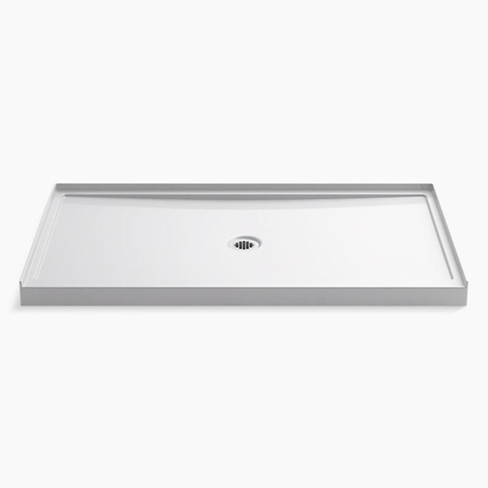 KOHLER Rely® 60 in. x 34 in. Shower Base with Center Drain in White