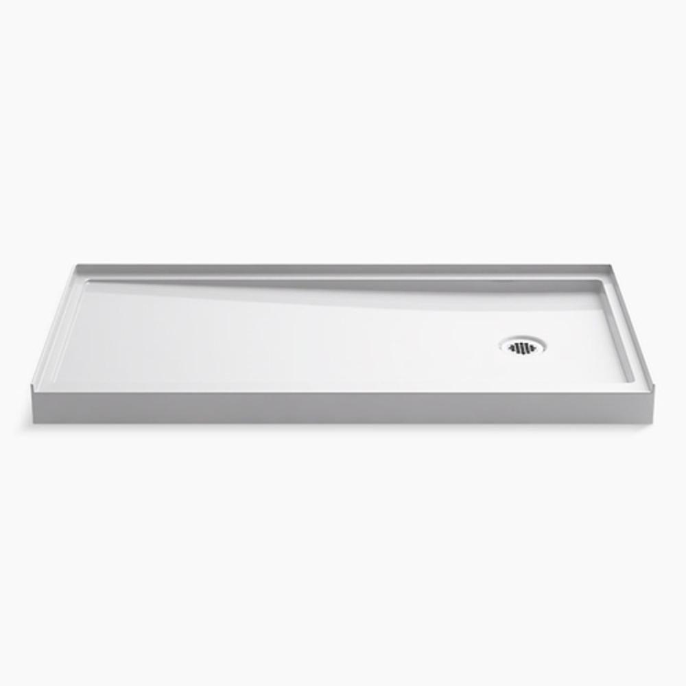 KOHLER Rely® 60 in. x 30 in. Shower Base with Right Drain in White