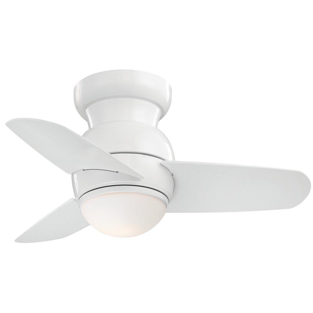 Minka Aire Spacesaver 26 in. 3-Blade Indoor Ceiling Fan in White
