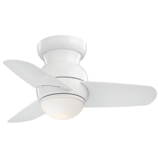 Minka Aire Spacesaver 26 in. 3-Blade Indoor Ceiling Fan in White