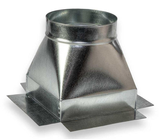 6 x 6 x 6 in. Duct Square-To-Round Ceiling Box