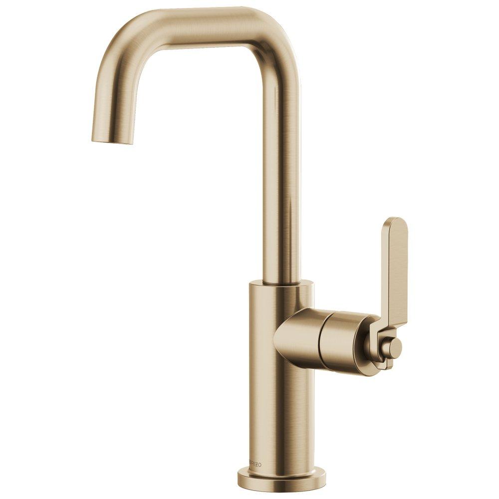 Brizo Litze® Single Handle Bar Faucet in Luxe Gold