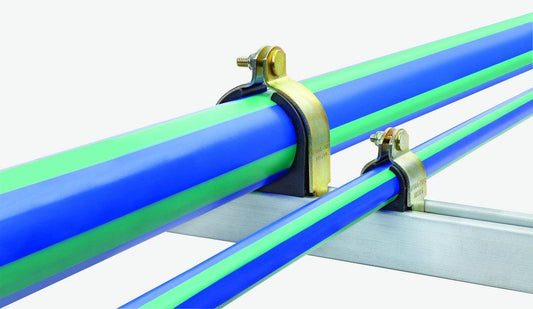 FNW® Figure 7817MM 160mm Yellow Zinc Metric Cushioned Strut Clamp