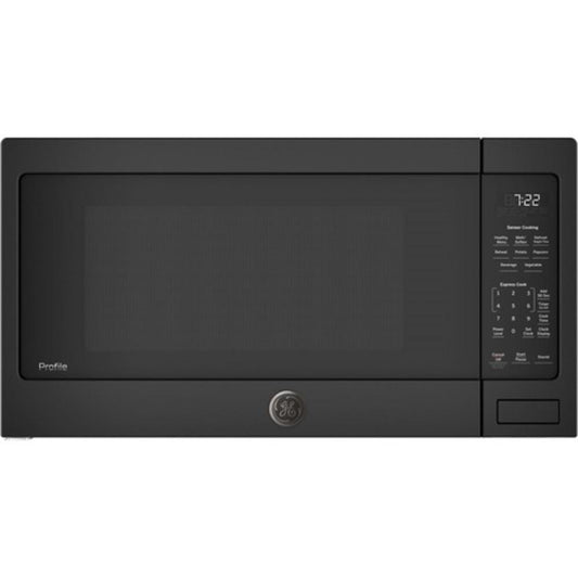 GE Profile™ Profile™ Series 2.2 cu. ft. 1100 W Countertop Microwave in Black on Black