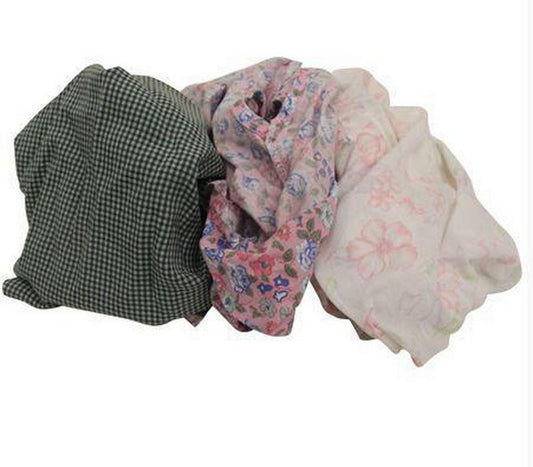 50 lb. Wiping Box Rags in White