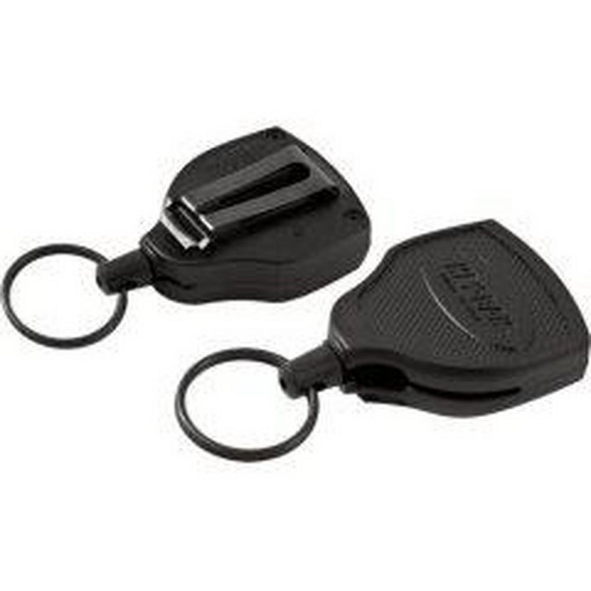 West Coast Corporation (WCC) Key-Bak® Leather and Kevlar® Heavy Duty Retractable Key Chain