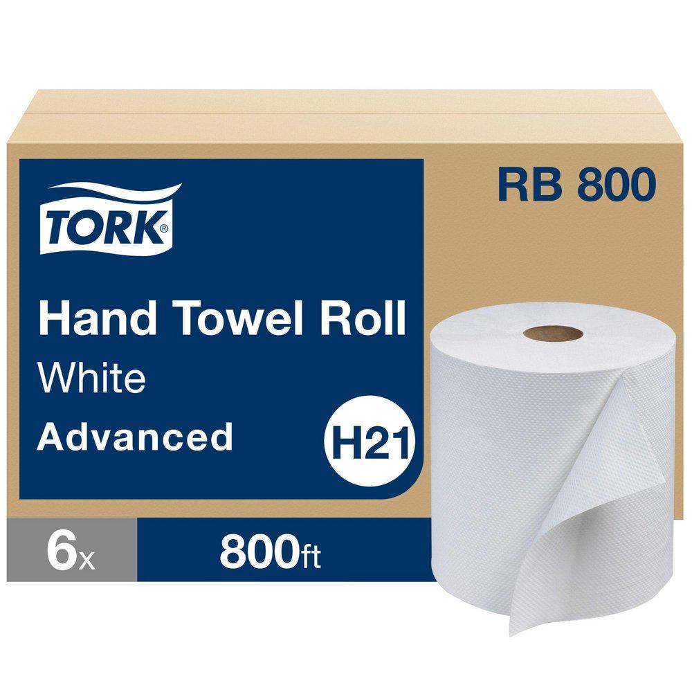 Tork Advanced 800 ft. Recycled Fiber Roll Towel (Case of 6)