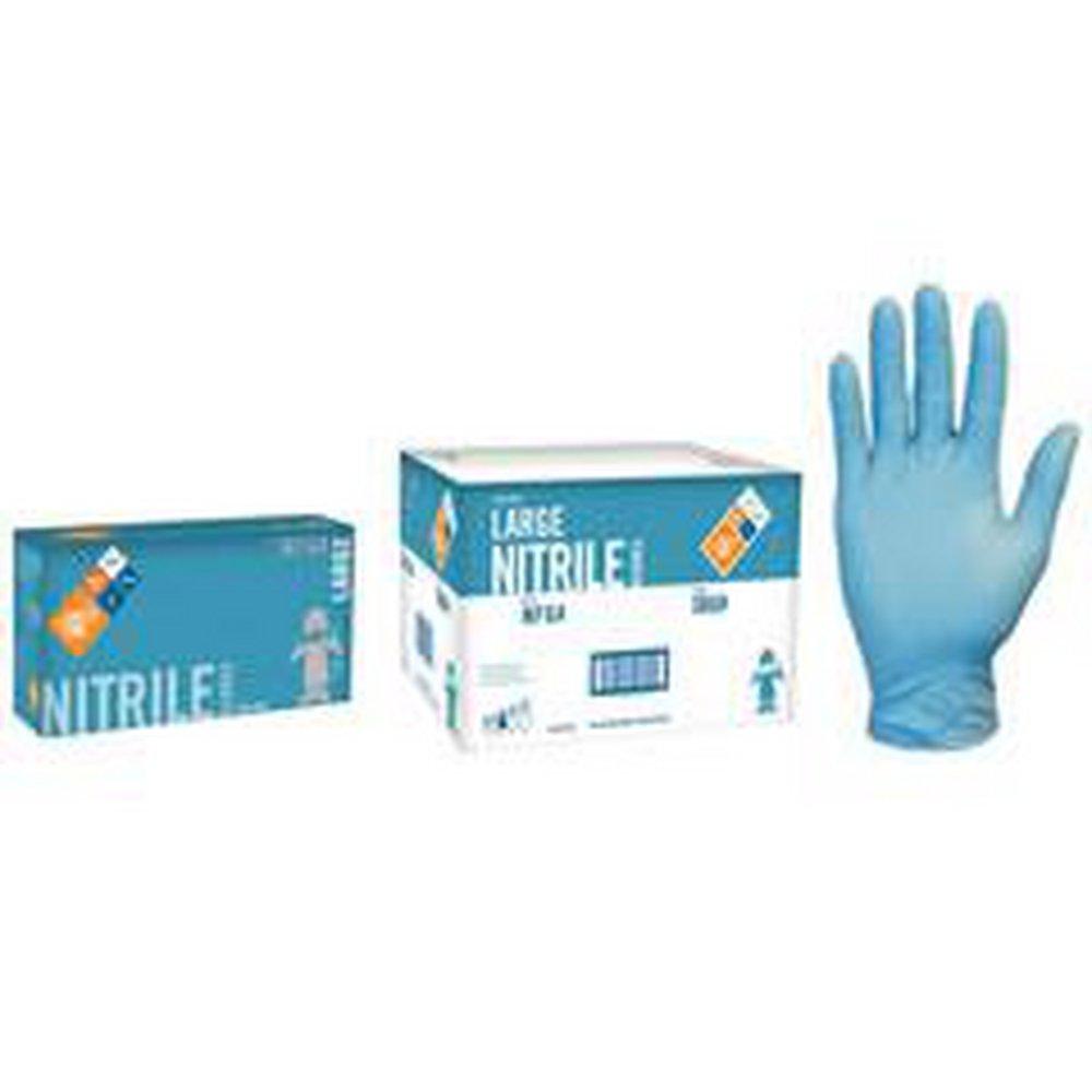 XL Size Nitrile Gloves in Blue (Box of 100)