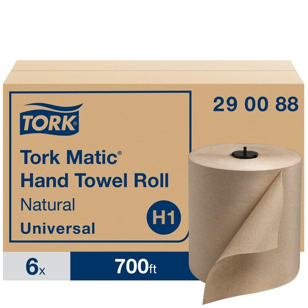 Tork Universal Matic 700 ft. x 7-7/10 in. Fiber Hand Towel Roll in Natural (Case of 6)
